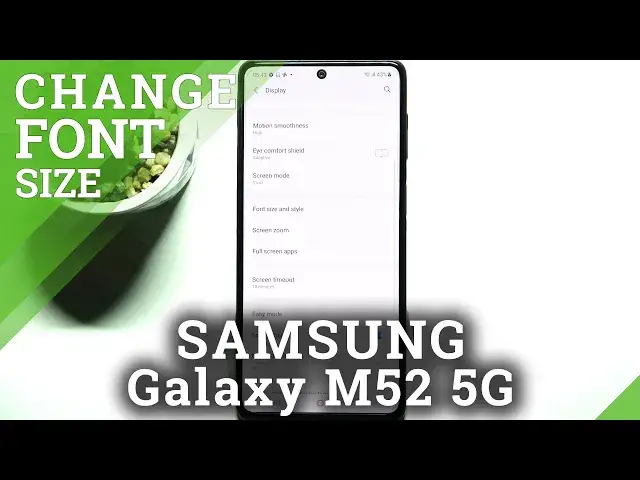 'Video thumbnail for How to Change Font Size on Samsung Galaxy M52 5G'