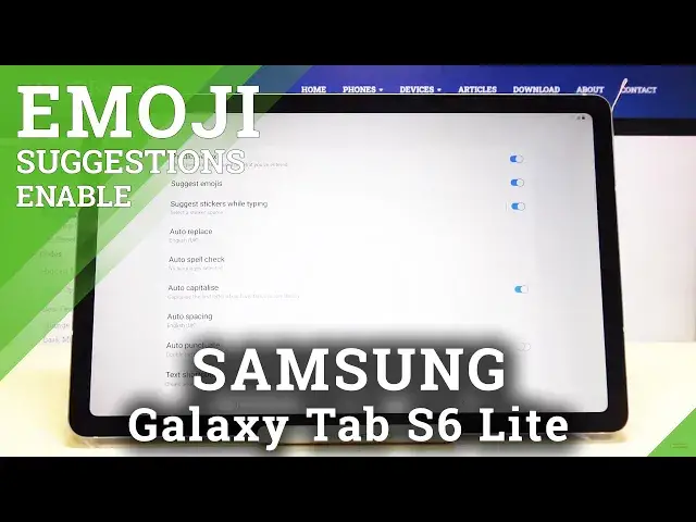 Video thumbnail for How to Enable Emoji Suggestion in SAMSUNG Galaxy Tab S6 Lite – Keyboard Settings