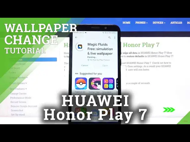 Video thumbnail for How to Apply Live Wallpaper Magic Fluids in HUAWEI Honor Play 7 – Refresh Wallpaper