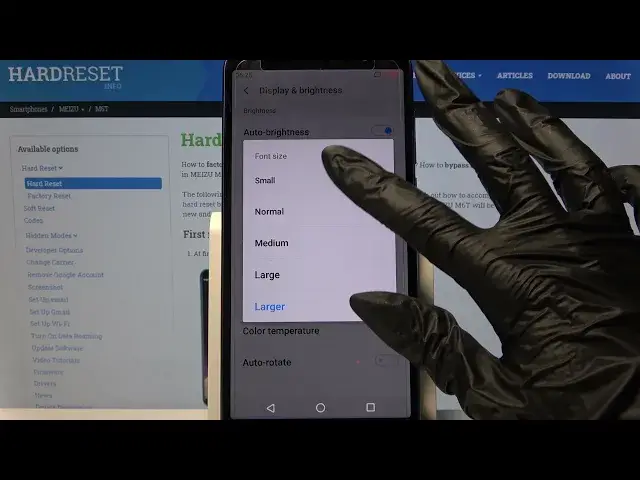'Video thumbnail for How to Resize Font in Meizu M6T – Change Text Size'