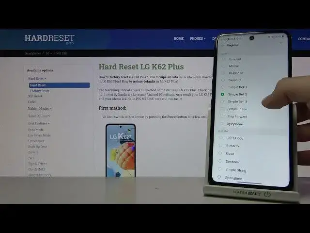 Video thumbnail for LG K62 Plus - Simple Ringtones Presentation