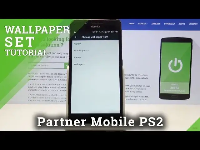 Video thumbnail for How to Change Wallpaper in Partner PS2 - Update Home Screen