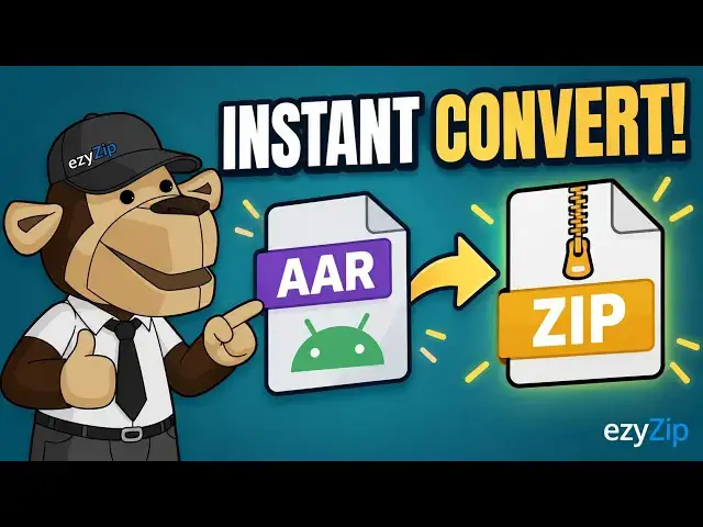 Video thumbnail for 📦 How to Convert AAR to ZIP Online Free | No Software Installation Required