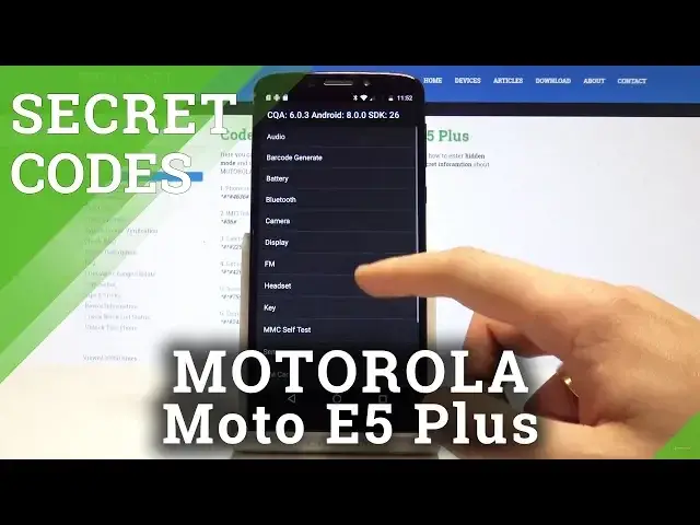 'Video thumbnail for CODES MOTOROLA Moto E5 Plus - Hidden Mode / Secret Menu / System Info'