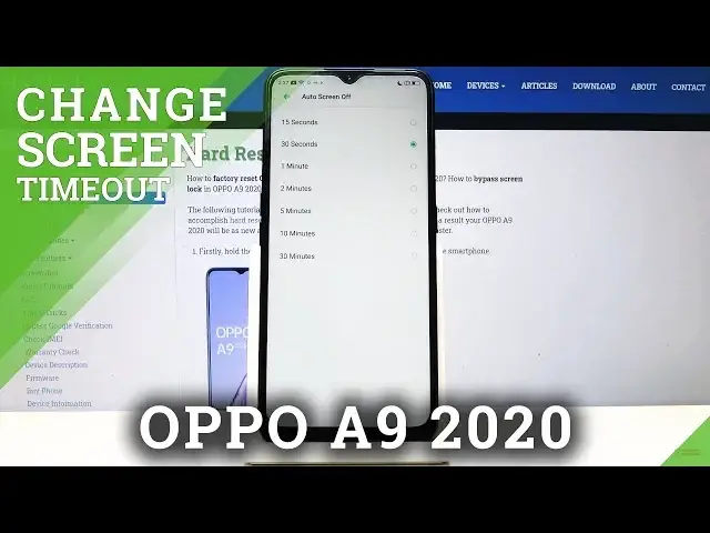 'Video thumbnail for How to Set Up Screen Timeout in OPPO A9 2020 - Display Settings'