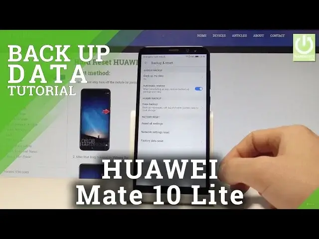 'Video thumbnail for Back Up Data in HUAWEI Mate 10 Lite - Enable Google Backup'
