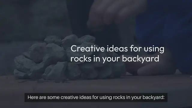 Video thumbnail for Backyard Landscaping Ideas With Rocks