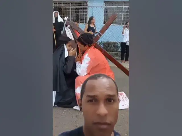 'Video thumbnail for Encenação de Cristo #pascoa #jesus #ressureicao #sonofpromise'
