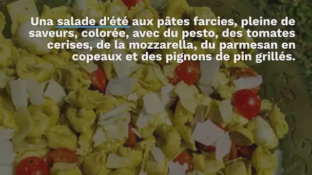 Video thumbnail for Salade de cappelletti