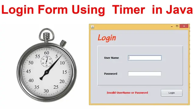 Video thumbnail for Login Form Using  Timer  in Java