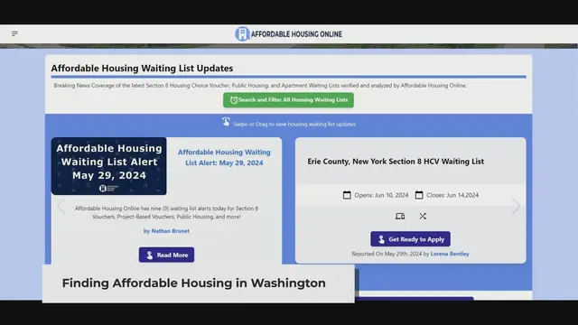 'Video thumbnail for Finding Affordable Housing in Washington'