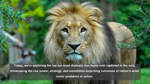 Video thumbnail for 10 Most Intense Lion Hunts Caught on Camera