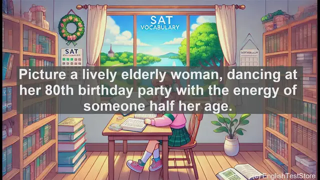 Video thumbnail for 5000 Must Know SAT Vocabulary - Sprightly: The Lively Word That Adds Zest to Your Vocabulary