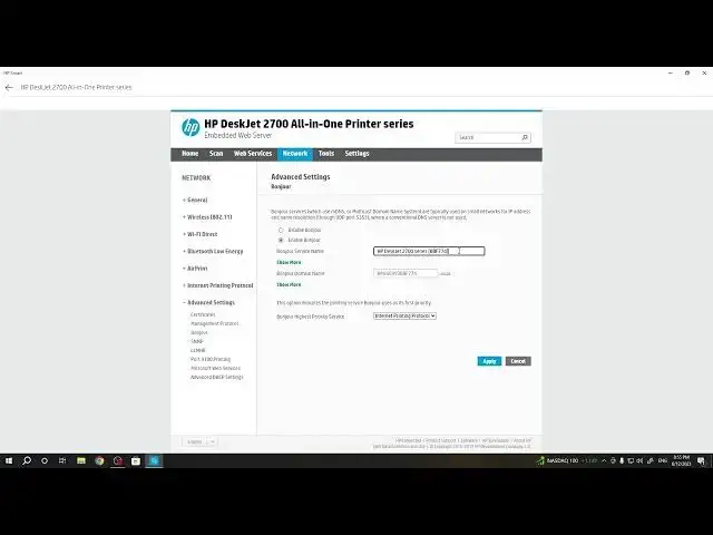 Video thumbnail for How to Change Bounjour Network Name on HP DeskJet 2700 Printer?