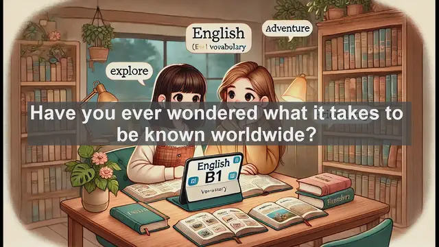 Video thumbnail for 2500 Must Know CEFR B1 Vocabulary - What Does It Mean to Be Famous? Exploring Global Recognition