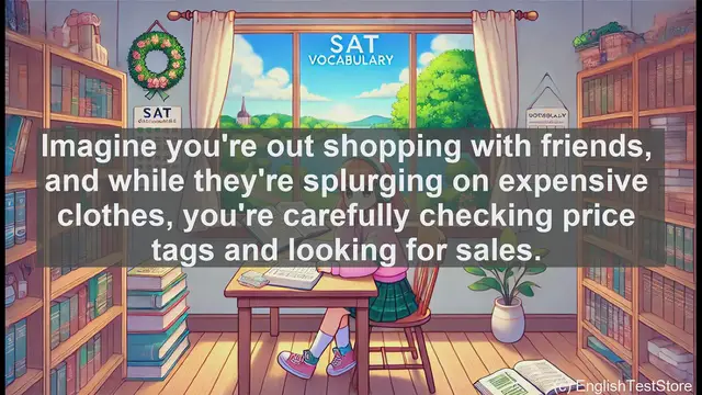 Video thumbnail for 5000 Must Know SAT Vocabulary - What Does 'Frugal' Mean? SAT Vocabulary Explained