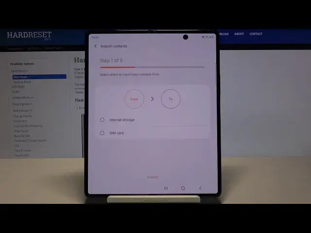 Video thumbnail for How to Copy Contacts on Samsung Galaxy Z Fold 2 - Transfer Numbers from SIM to Internal Storage