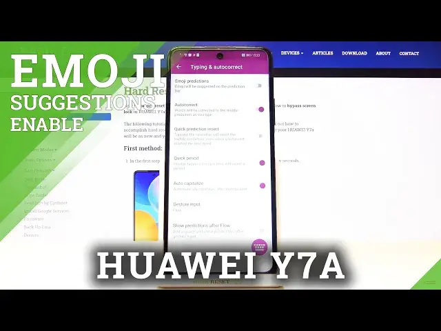 Video thumbnail for How to Enable Emoji Suggestions in HUAWEI Y7a – Activate Emoji