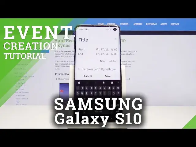 'Video thumbnail for How to Add Event to Calendar on Samsung Galaxy S10 – Calendar Options'