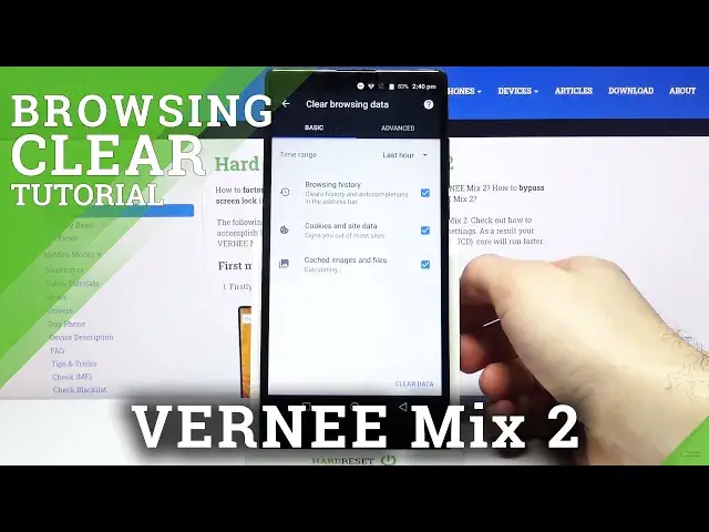 Video thumbnail for How to Clear Browsing Data on VERNEE Mix 2 – Delete Browsing History