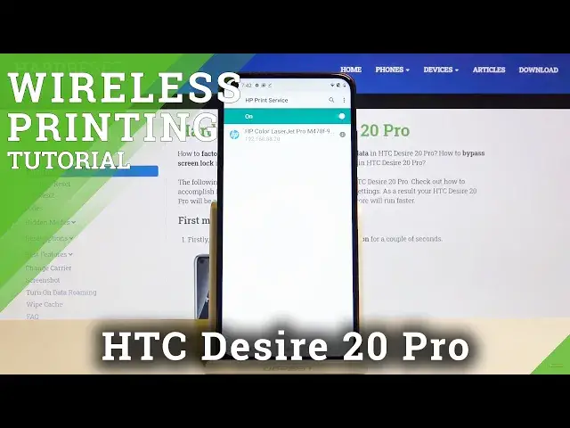 Video thumbnail for How to Wirelessly Print via HTC Desire 20 Pro - Connect Printer with Smartphone