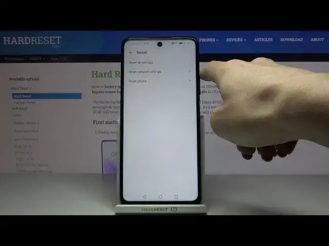 'Video thumbnail for How to Reset Network Settings in HUAWEI Enjoy 20 SE – Find Connection Reset Option'