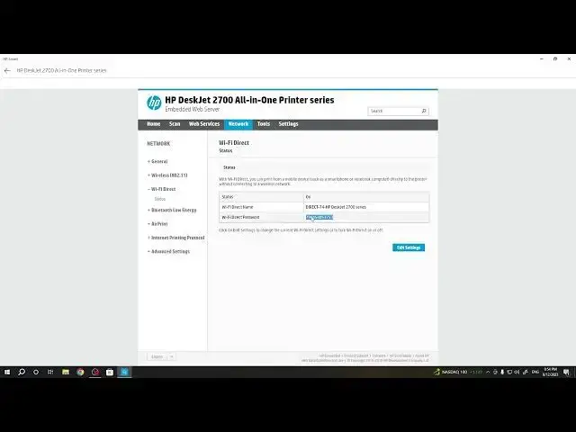 Video thumbnail for How to Check and Change WiFi Direct Password on HP DeskJet 2700 Printer?