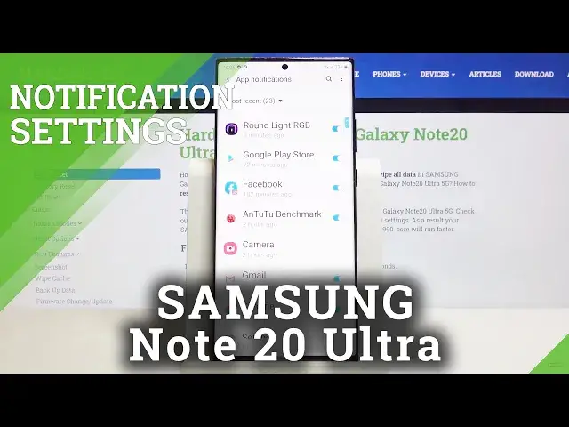 'Video thumbnail for How to Personalize Notifications in SAMSUNG Galaxy Note 20 Ultra – Notification Bar Customization'
