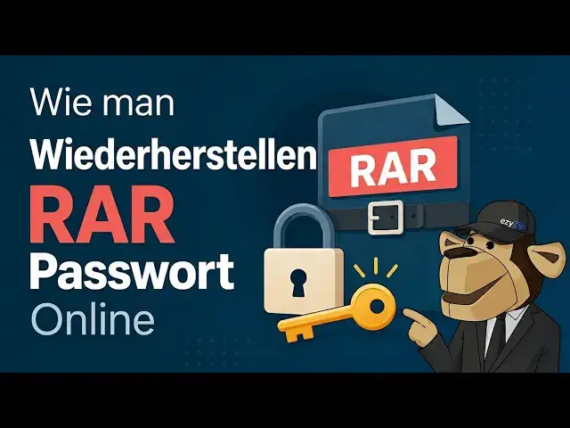 Video thumbnail for 📦 So Knacken Sie ein RAR-Passwort Online Kostenlos | Keine Softwareinstallation Erforderlich