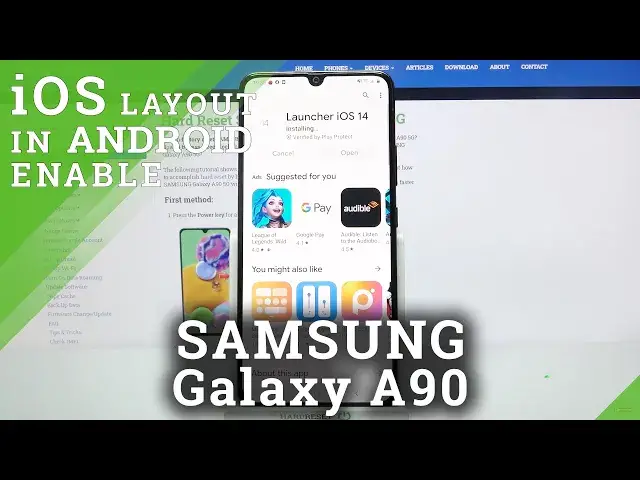 'Video thumbnail for How to Set Up iOS Launcher on SAMSUNG Galaxy A90 – Apple Layout on Android'