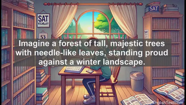 Video thumbnail for 5000 Must Know SAT Vocabulary - SAT Vocabulary: Understanding 'Coniferous'