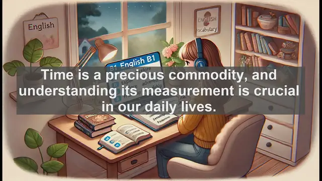 Video thumbnail for 2500 Must Know CEFR B1 Vocabulary - Understanding the Hour: A Comprehensive Guide to Time Measurement