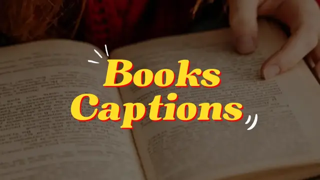 Video thumbnail for 27+ Books Captions For Instagram