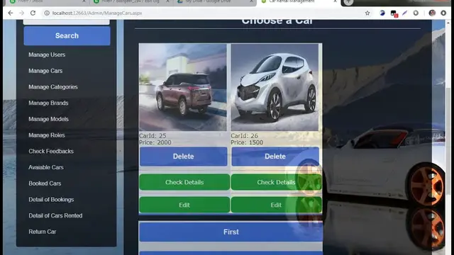 'Video thumbnail for Car Rental Management System in asp.net web forms | codegainers.com'