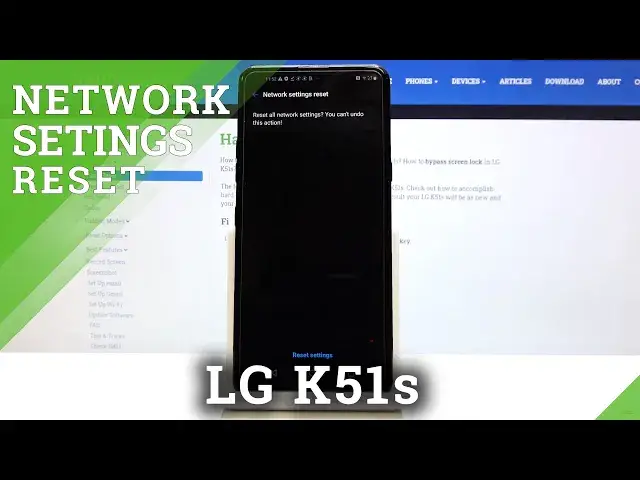 Video thumbnail for How to Delete Saved Networks in LG K51s - Reset Network Settings