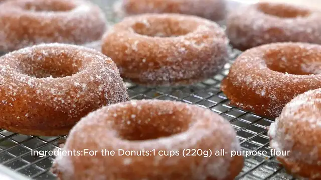 Video thumbnail for Apple cider donut recipe