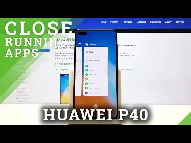 'Video thumbnail for How to Turn Off Running Apps in HUAWEI P40 – Close Background Apps'