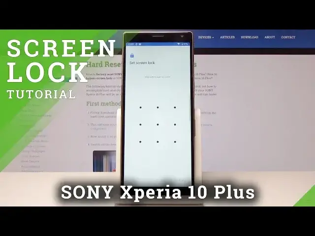 Video thumbnail for How to Add Screen Lock in SONY Xperia 10 Plus - Set Up Pattern Lock