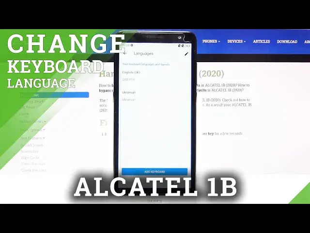'Video thumbnail for How to Change Keyboard Language on ALCATEL 1B (2020) – Keyboard Language Adjustment'