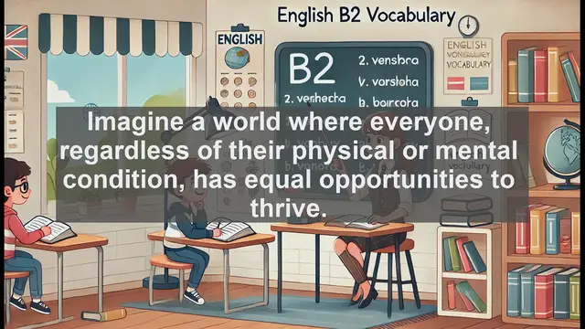 Video thumbnail for 1500 Must Know CEFR B2 Vocabulary - Understanding 'Disabled': Meaning, History, and Proper Usage