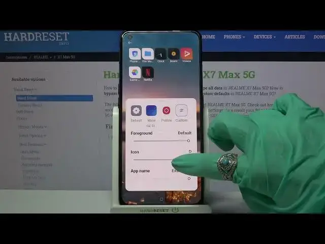 'Video thumbnail for Icon Size - REALME X7 Max & Personalize Icons and Change Display Settings'