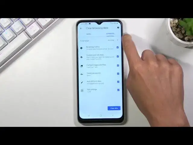 'Video thumbnail for How to Clear Browsing Data in SAMSUNG Galaxy A22 – Erase Browser History'