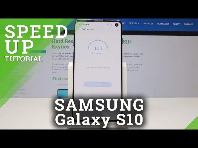 'Video thumbnail for How to Speed Up SAMSUNG Galaxy S10 - Optimization / Boost System'