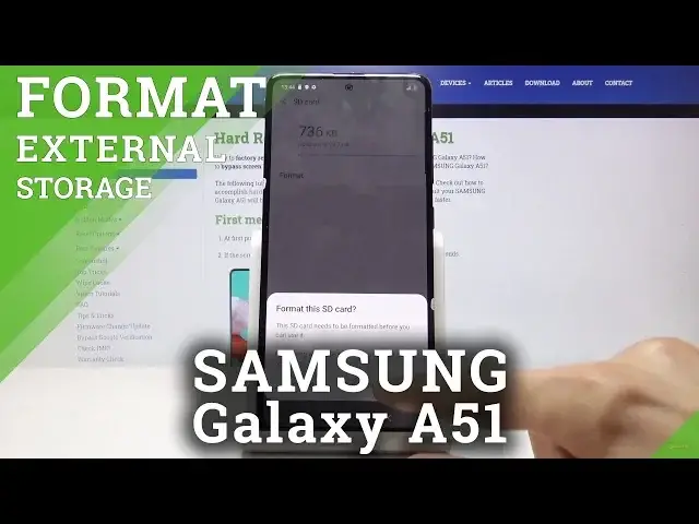 'Video thumbnail for How to Format SD Card in SAMSUNG Galaxy A51 – Memory Card'