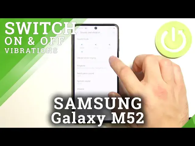 'Video thumbnail for How to Manage Vibration For Calls in SAMSUNG Galaxy M52 - Adjust Vibrations'