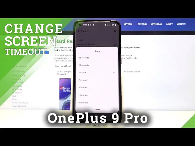 'Video thumbnail for How to Change Screen Timeout in OnePlus 9 Pro – Customize Display Settings'