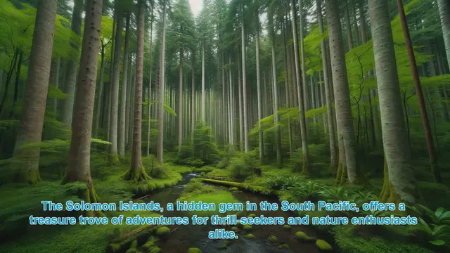 Video thumbnail for Uncover the Wonders of the Solomon Islands: Top 10 Adventure Destinations