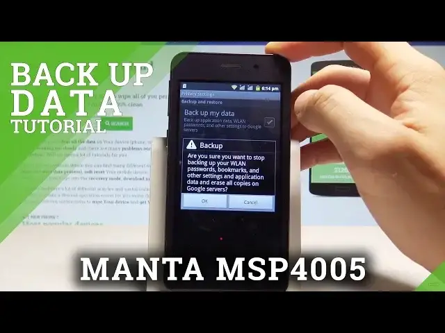 'Video thumbnail for How to Back Up Data on MANTA MSP4005 - Enable Google Backup |HardReset.Info'