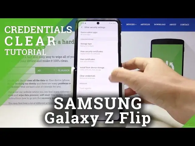 Video thumbnail for How to Clear Credentials in SAMSUNG Galaxy Z Flip – Delete Certificates