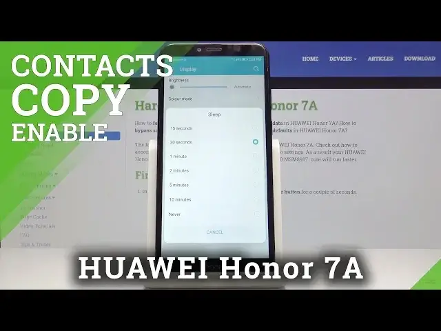 'Video thumbnail for How to Change Screen Timeout in Huawei Honor 7A – Change Sleep Settings'